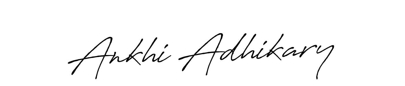 Ankhi Adhikary stylish signature style. Best Handwritten Sign (Antro_Vectra_Bolder) for my name. Handwritten Signature Collection Ideas for my name Ankhi Adhikary. Ankhi Adhikary signature style 7 images and pictures png