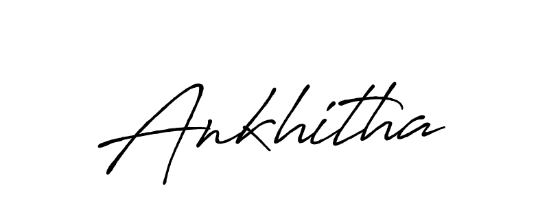 Make a beautiful signature design for name Ankhitha. Use this online signature maker to create a handwritten signature for free. Ankhitha signature style 7 images and pictures png