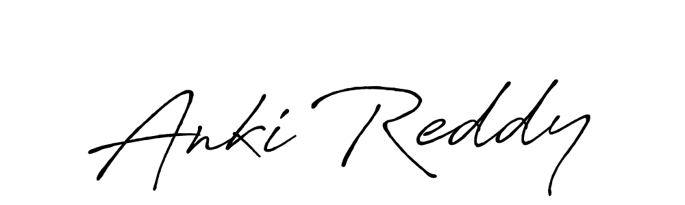 Make a beautiful signature design for name Anki Reddy. With this signature (Antro_Vectra_Bolder) style, you can create a handwritten signature for free. Anki Reddy signature style 7 images and pictures png