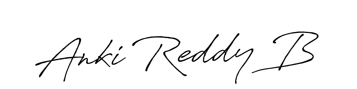 How to make Anki Reddy B signature? Antro_Vectra_Bolder is a professional autograph style. Create handwritten signature for Anki Reddy B name. Anki Reddy B signature style 7 images and pictures png