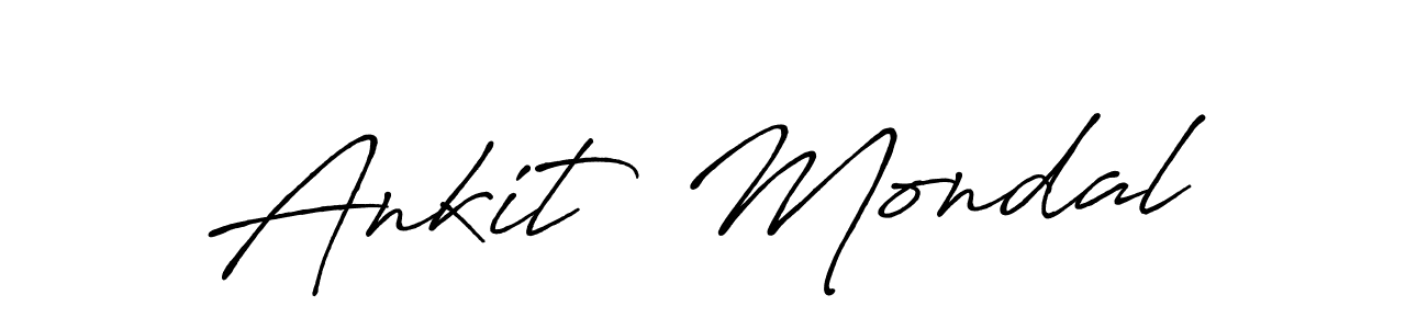 Ankit  Mondal stylish signature style. Best Handwritten Sign (Antro_Vectra_Bolder) for my name. Handwritten Signature Collection Ideas for my name Ankit  Mondal. Ankit  Mondal signature style 7 images and pictures png