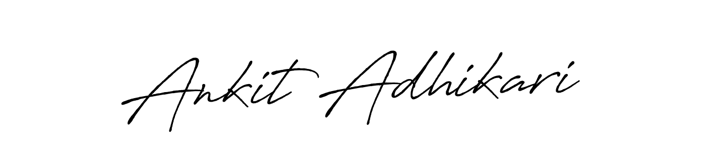 This is the best signature style for the Ankit Adhikari name. Also you like these signature font (Antro_Vectra_Bolder). Mix name signature. Ankit Adhikari signature style 7 images and pictures png