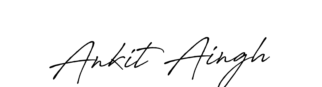 How to make Ankit Aingh signature? Antro_Vectra_Bolder is a professional autograph style. Create handwritten signature for Ankit Aingh name. Ankit Aingh signature style 7 images and pictures png
