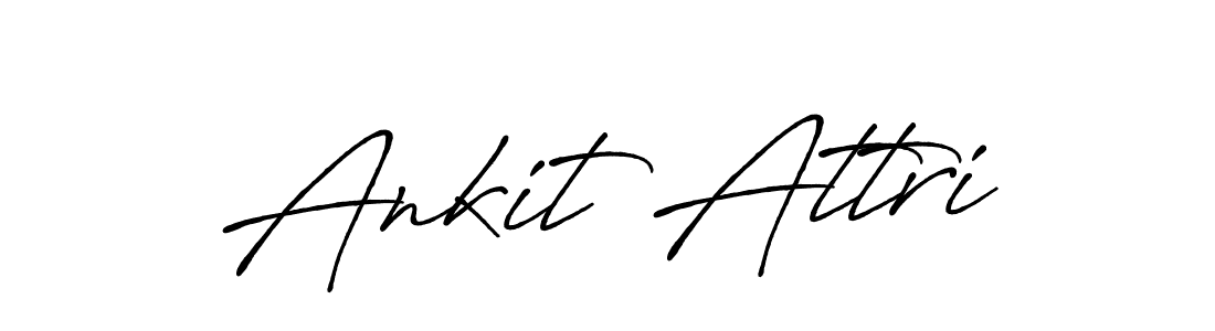 How to make Ankit Attri signature? Antro_Vectra_Bolder is a professional autograph style. Create handwritten signature for Ankit Attri name. Ankit Attri signature style 7 images and pictures png