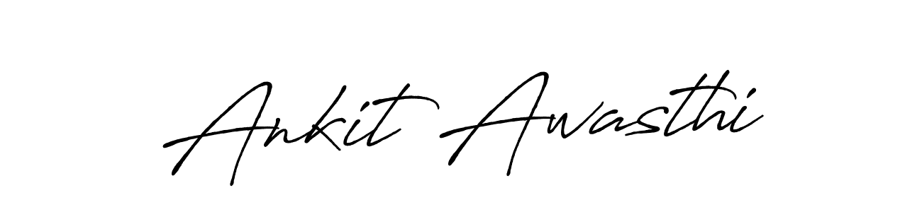 Ankit Awasthi stylish signature style. Best Handwritten Sign (Antro_Vectra_Bolder) for my name. Handwritten Signature Collection Ideas for my name Ankit Awasthi. Ankit Awasthi signature style 7 images and pictures png