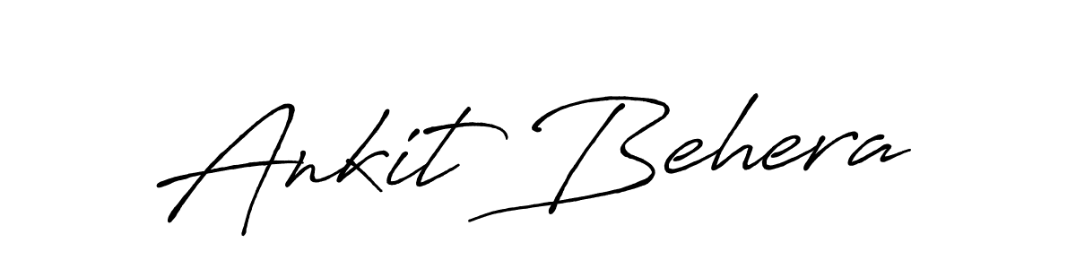 Use a signature maker to create a handwritten signature online. With this signature software, you can design (Antro_Vectra_Bolder) your own signature for name Ankit Behera. Ankit Behera signature style 7 images and pictures png