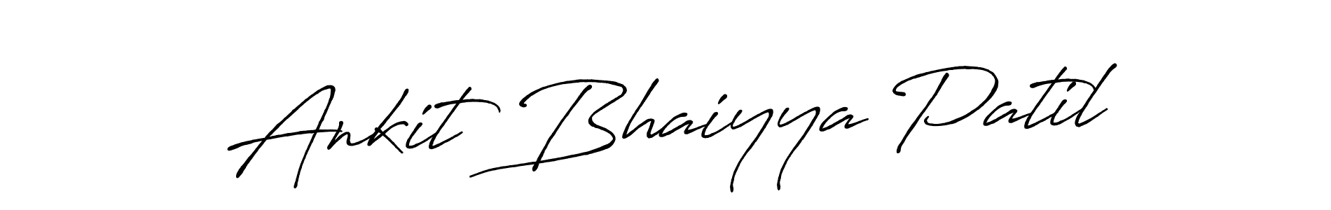 Also we have Ankit Bhaiyya Patil name is the best signature style. Create professional handwritten signature collection using Antro_Vectra_Bolder autograph style. Ankit Bhaiyya Patil signature style 7 images and pictures png