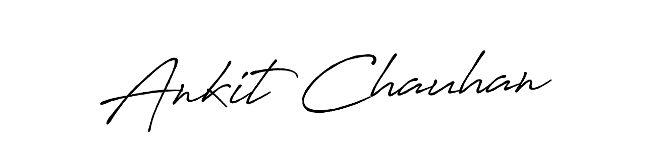Design your own signature with our free online signature maker. With this signature software, you can create a handwritten (Antro_Vectra_Bolder) signature for name Ankit Chauhan. Ankit Chauhan signature style 7 images and pictures png