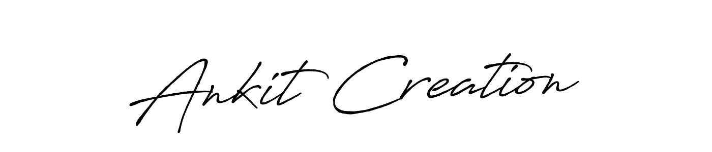 Design your own signature with our free online signature maker. With this signature software, you can create a handwritten (Antro_Vectra_Bolder) signature for name Ankit Creation. Ankit Creation signature style 7 images and pictures png