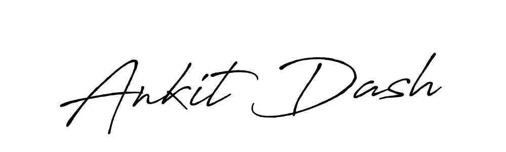 Ankit Dash stylish signature style. Best Handwritten Sign (Antro_Vectra_Bolder) for my name. Handwritten Signature Collection Ideas for my name Ankit Dash. Ankit Dash signature style 7 images and pictures png