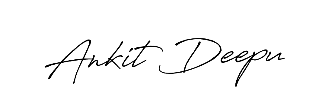 You can use this online signature creator to create a handwritten signature for the name Ankit Deepu. This is the best online autograph maker. Ankit Deepu signature style 7 images and pictures png