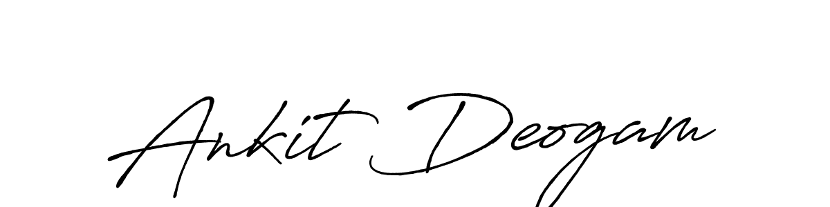 Create a beautiful signature design for name Ankit Deogam. With this signature (Antro_Vectra_Bolder) fonts, you can make a handwritten signature for free. Ankit Deogam signature style 7 images and pictures png