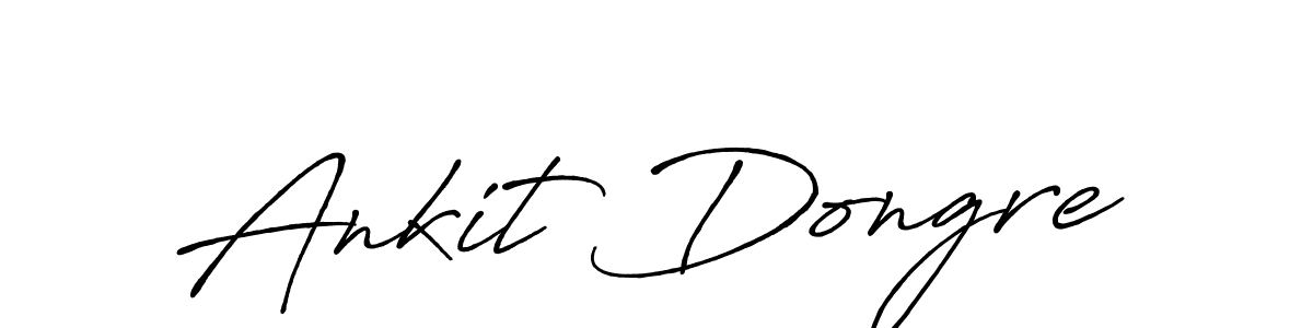 Ankit Dongre stylish signature style. Best Handwritten Sign (Antro_Vectra_Bolder) for my name. Handwritten Signature Collection Ideas for my name Ankit Dongre. Ankit Dongre signature style 7 images and pictures png