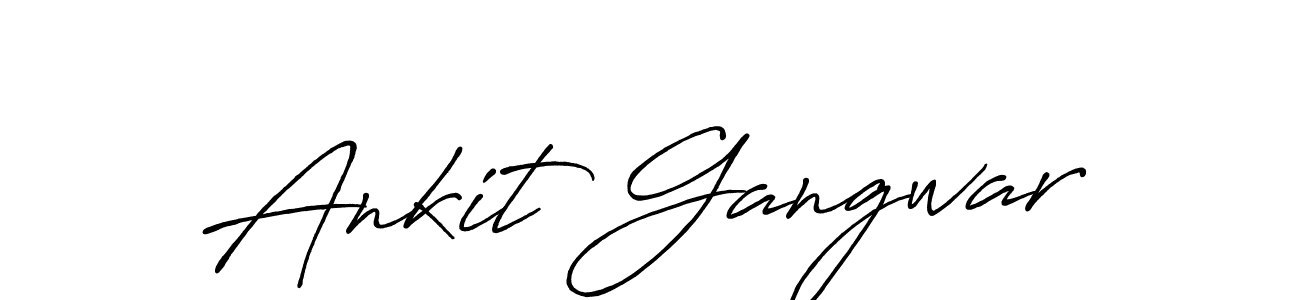 The best way (Antro_Vectra_Bolder) to make a short signature is to pick only two or three words in your name. The name Ankit Gangwar include a total of six letters. For converting this name. Ankit Gangwar signature style 7 images and pictures png