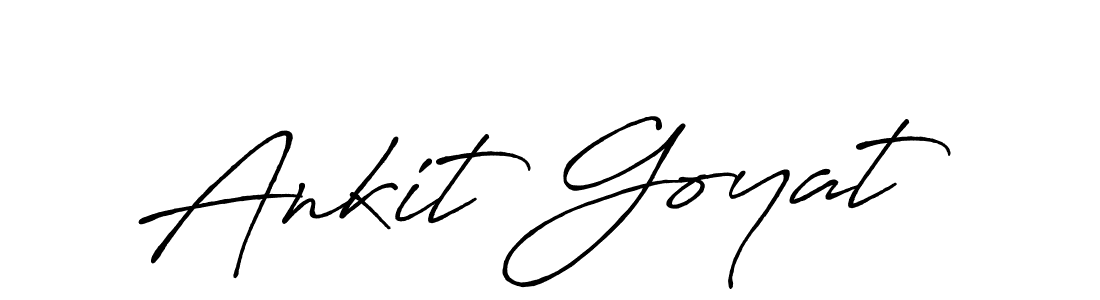 How to make Ankit Goyat signature? Antro_Vectra_Bolder is a professional autograph style. Create handwritten signature for Ankit Goyat name. Ankit Goyat signature style 7 images and pictures png