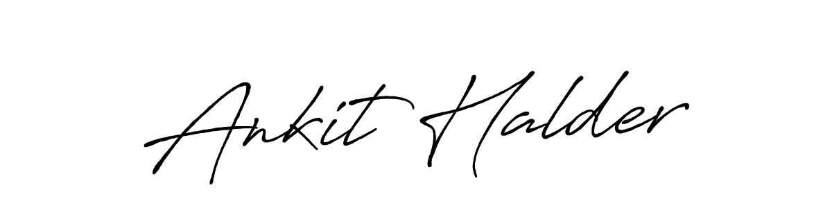 You should practise on your own different ways (Antro_Vectra_Bolder) to write your name (Ankit Halder) in signature. don't let someone else do it for you. Ankit Halder signature style 7 images and pictures png