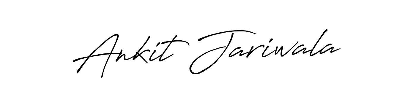 Use a signature maker to create a handwritten signature online. With this signature software, you can design (Antro_Vectra_Bolder) your own signature for name Ankit Jariwala. Ankit Jariwala signature style 7 images and pictures png