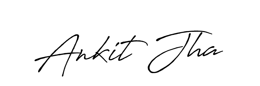 It looks lik you need a new signature style for name Ankit Jha. Design unique handwritten (Antro_Vectra_Bolder) signature with our free signature maker in just a few clicks. Ankit Jha signature style 7 images and pictures png