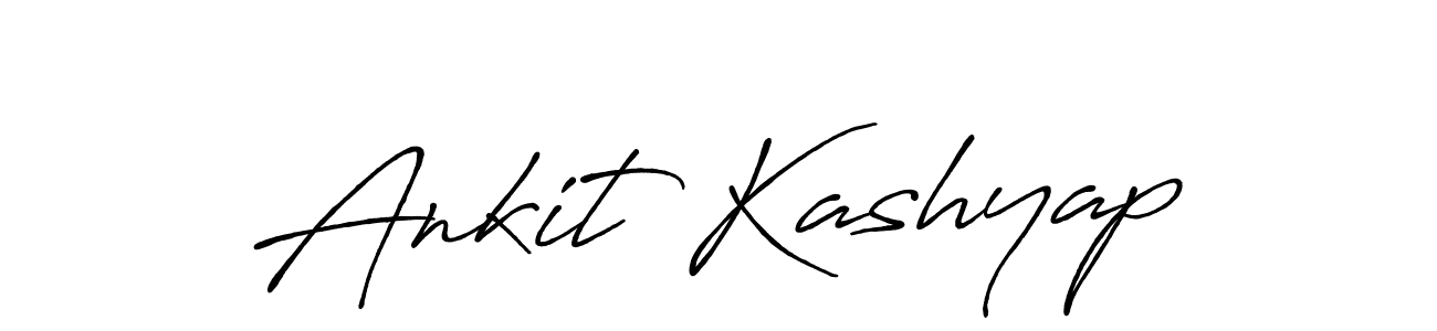 Also we have Ankit Kashyap name is the best signature style. Create professional handwritten signature collection using Antro_Vectra_Bolder autograph style. Ankit Kashyap signature style 7 images and pictures png