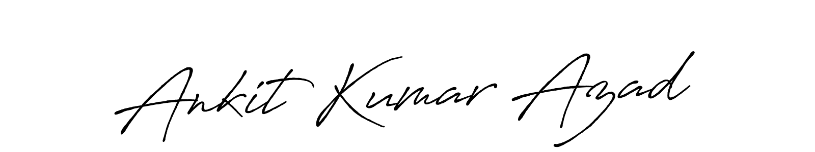 Create a beautiful signature design for name Ankit Kumar Azad. With this signature (Antro_Vectra_Bolder) fonts, you can make a handwritten signature for free. Ankit Kumar Azad signature style 7 images and pictures png