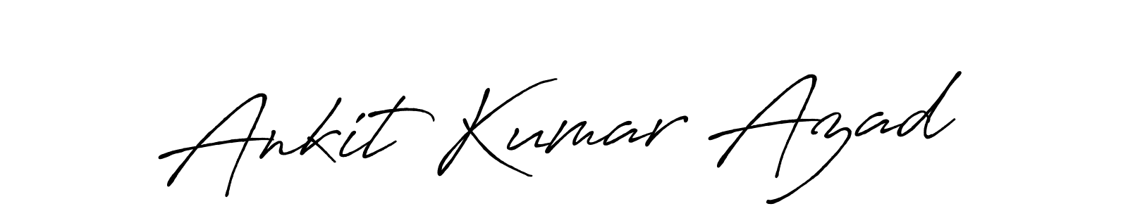Design your own signature with our free online signature maker. With this signature software, you can create a handwritten (Antro_Vectra_Bolder) signature for name Ankit Kumar Azad. Ankit Kumar Azad signature style 7 images and pictures png