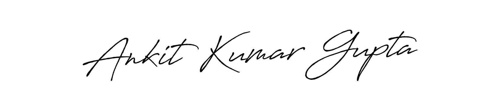 How to make Ankit Kumar Gupta signature? Antro_Vectra_Bolder is a professional autograph style. Create handwritten signature for Ankit Kumar Gupta name. Ankit Kumar Gupta signature style 7 images and pictures png