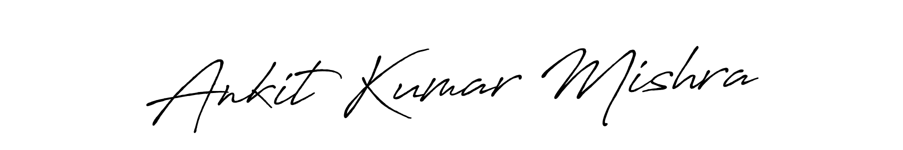 How to make Ankit Kumar Mishra signature? Antro_Vectra_Bolder is a professional autograph style. Create handwritten signature for Ankit Kumar Mishra name. Ankit Kumar Mishra signature style 7 images and pictures png