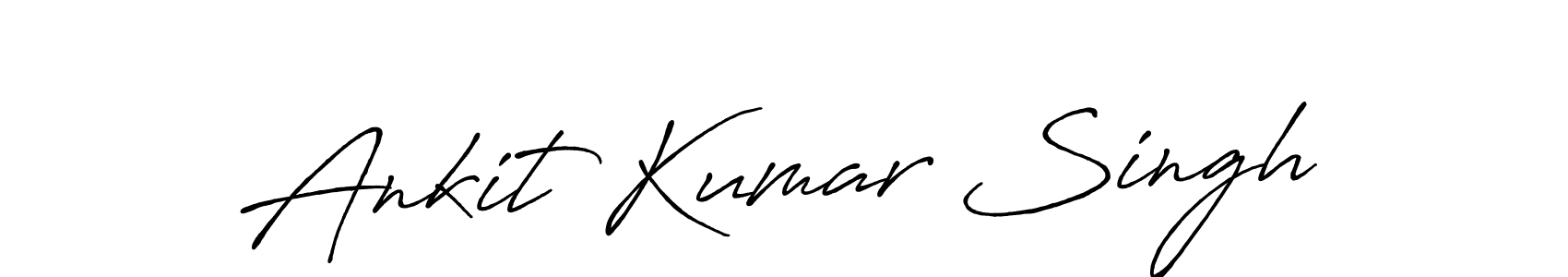 Use a signature maker to create a handwritten signature online. With this signature software, you can design (Antro_Vectra_Bolder) your own signature for name Ankit Kumar Singh. Ankit Kumar Singh signature style 7 images and pictures png