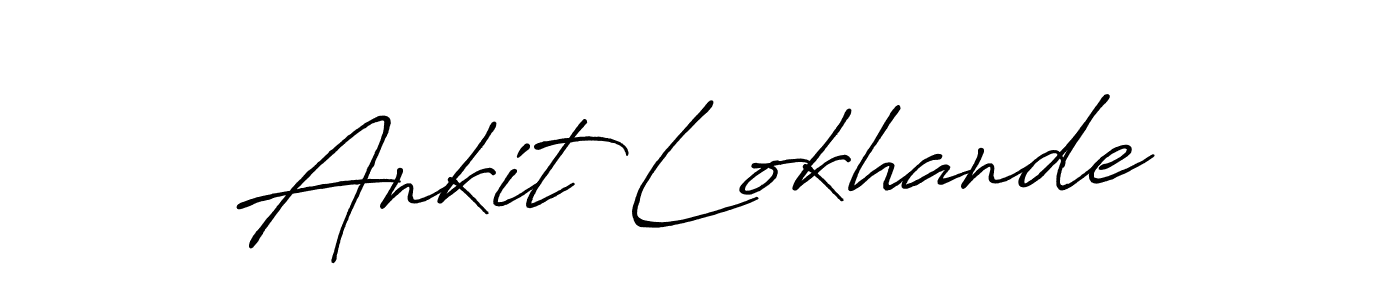 How to make Ankit Lokhande signature? Antro_Vectra_Bolder is a professional autograph style. Create handwritten signature for Ankit Lokhande name. Ankit Lokhande signature style 7 images and pictures png