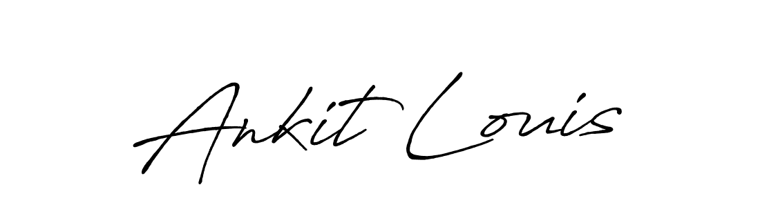 It looks lik you need a new signature style for name Ankit Louis. Design unique handwritten (Antro_Vectra_Bolder) signature with our free signature maker in just a few clicks. Ankit Louis signature style 7 images and pictures png