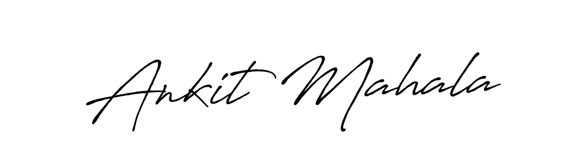 Also we have Ankit Mahala name is the best signature style. Create professional handwritten signature collection using Antro_Vectra_Bolder autograph style. Ankit Mahala signature style 7 images and pictures png