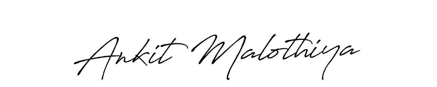 Also we have Ankit Malothiya name is the best signature style. Create professional handwritten signature collection using Antro_Vectra_Bolder autograph style. Ankit Malothiya signature style 7 images and pictures png