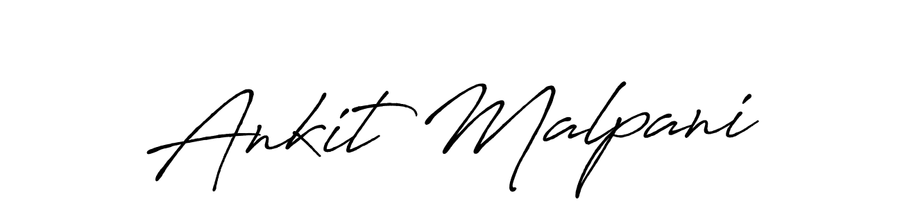 The best way (Antro_Vectra_Bolder) to make a short signature is to pick only two or three words in your name. The name Ankit Malpani include a total of six letters. For converting this name. Ankit Malpani signature style 7 images and pictures png
