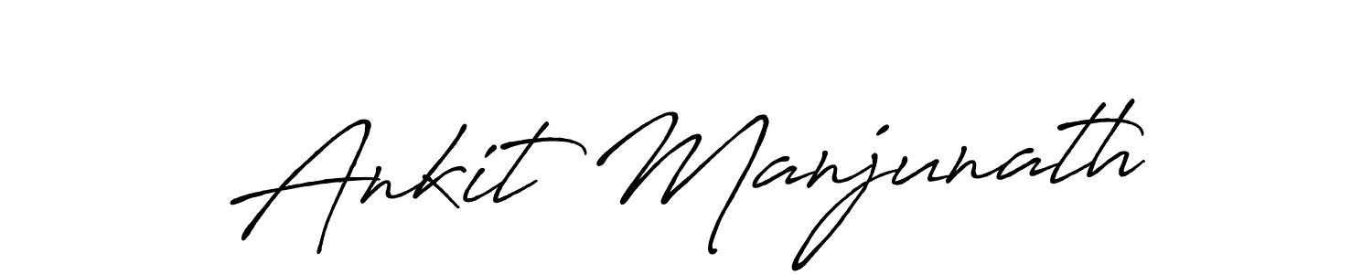 How to make Ankit Manjunath signature? Antro_Vectra_Bolder is a professional autograph style. Create handwritten signature for Ankit Manjunath name. Ankit Manjunath signature style 7 images and pictures png