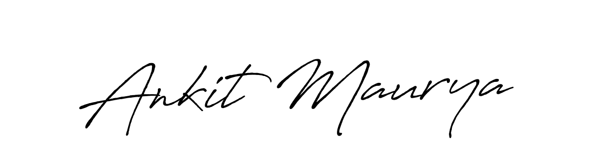 The best way (Antro_Vectra_Bolder) to make a short signature is to pick only two or three words in your name. The name Ankit Maurya include a total of six letters. For converting this name. Ankit Maurya signature style 7 images and pictures png