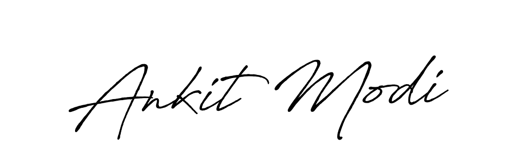 How to make Ankit Modi signature? Antro_Vectra_Bolder is a professional autograph style. Create handwritten signature for Ankit Modi name. Ankit Modi signature style 7 images and pictures png