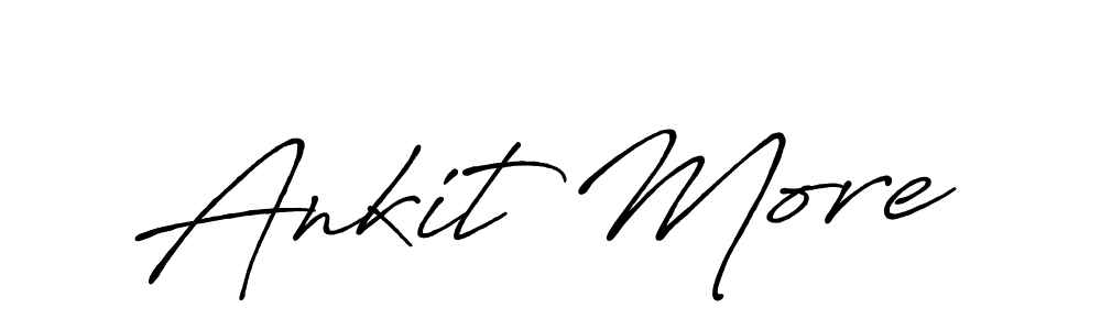 Also You can easily find your signature by using the search form. We will create Ankit More name handwritten signature images for you free of cost using Antro_Vectra_Bolder sign style. Ankit More signature style 7 images and pictures png