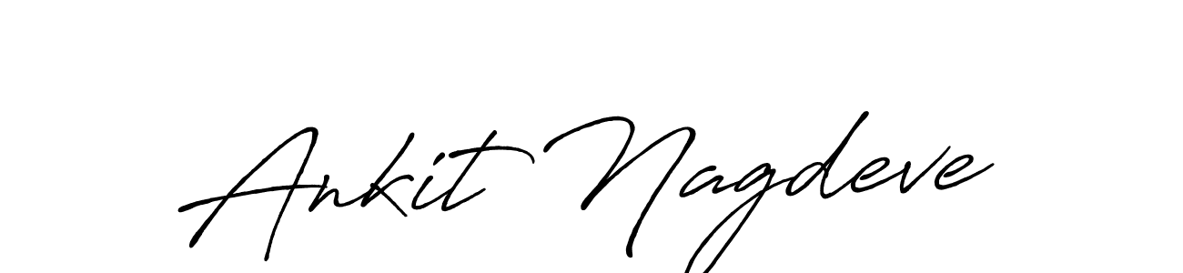 Also we have Ankit Nagdeve name is the best signature style. Create professional handwritten signature collection using Antro_Vectra_Bolder autograph style. Ankit Nagdeve signature style 7 images and pictures png