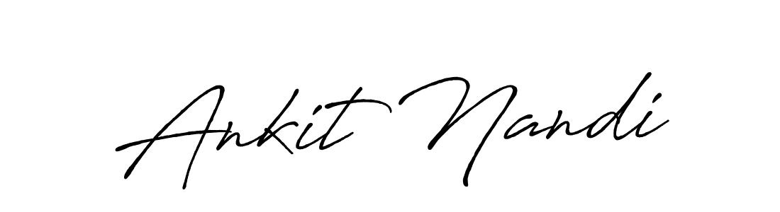 It looks lik you need a new signature style for name Ankit Nandi. Design unique handwritten (Antro_Vectra_Bolder) signature with our free signature maker in just a few clicks. Ankit Nandi signature style 7 images and pictures png