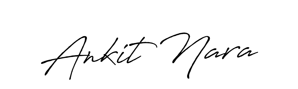 Create a beautiful signature design for name Ankit Nara. With this signature (Antro_Vectra_Bolder) fonts, you can make a handwritten signature for free. Ankit Nara signature style 7 images and pictures png