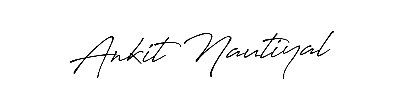 Make a beautiful signature design for name Ankit Nautiyal. Use this online signature maker to create a handwritten signature for free. Ankit Nautiyal signature style 7 images and pictures png