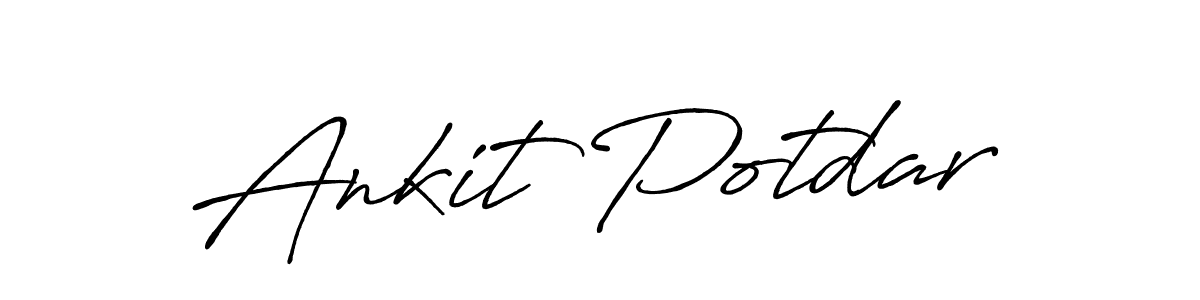 Make a beautiful signature design for name Ankit Potdar. Use this online signature maker to create a handwritten signature for free. Ankit Potdar signature style 7 images and pictures png