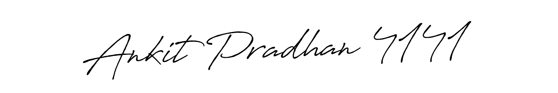 Design your own signature with our free online signature maker. With this signature software, you can create a handwritten (Antro_Vectra_Bolder) signature for name Ankit Pradhan 4141. Ankit Pradhan 4141 signature style 7 images and pictures png