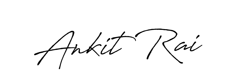 Create a beautiful signature design for name Ankit Rai. With this signature (Antro_Vectra_Bolder) fonts, you can make a handwritten signature for free. Ankit Rai signature style 7 images and pictures png