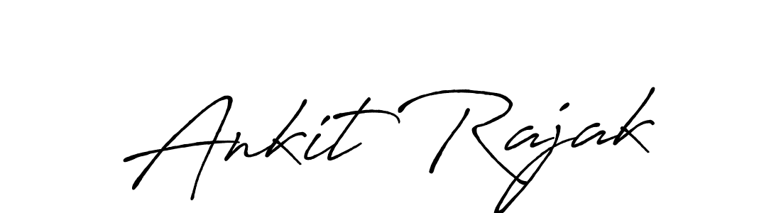 Make a beautiful signature design for name Ankit Rajak. With this signature (Antro_Vectra_Bolder) style, you can create a handwritten signature for free. Ankit Rajak signature style 7 images and pictures png