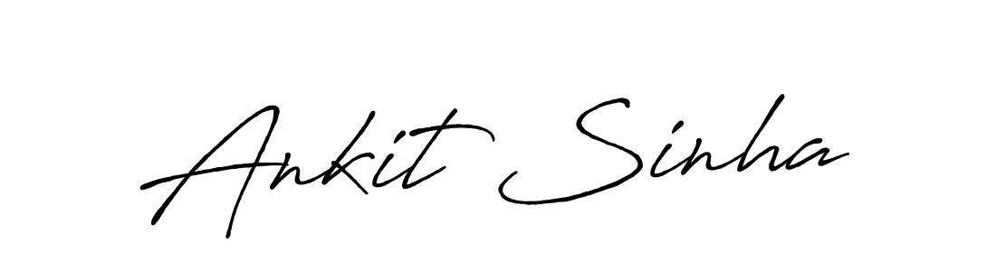 Design your own signature with our free online signature maker. With this signature software, you can create a handwritten (Antro_Vectra_Bolder) signature for name Ankit Sinha. Ankit Sinha signature style 7 images and pictures png