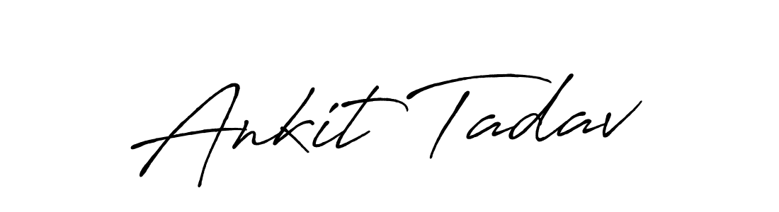 How to make Ankit Tadav signature? Antro_Vectra_Bolder is a professional autograph style. Create handwritten signature for Ankit Tadav name. Ankit Tadav signature style 7 images and pictures png