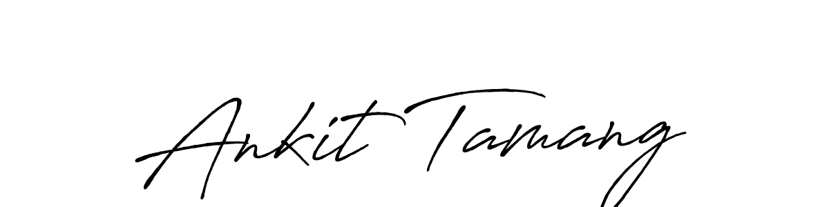 if you are searching for the best signature style for your name Ankit Tamang. so please give up your signature search. here we have designed multiple signature styles  using Antro_Vectra_Bolder. Ankit Tamang signature style 7 images and pictures png