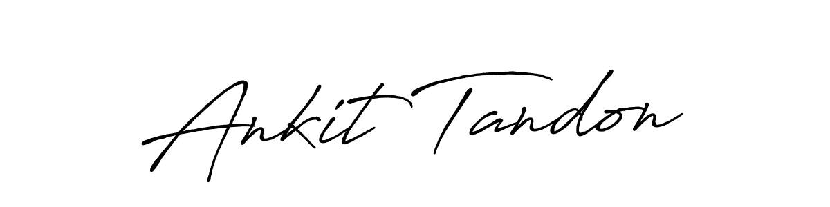 Ankit Tandon stylish signature style. Best Handwritten Sign (Antro_Vectra_Bolder) for my name. Handwritten Signature Collection Ideas for my name Ankit Tandon. Ankit Tandon signature style 7 images and pictures png