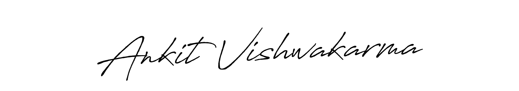 Make a beautiful signature design for name Ankit Vishwakarma. With this signature (Antro_Vectra_Bolder) style, you can create a handwritten signature for free. Ankit Vishwakarma signature style 7 images and pictures png